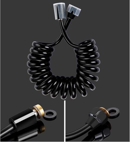 Sprayer Brass HandheldSprayer for Toilet Black Baby Cloth Diaper Sprayer PortableFaucet withHose for Feminine Wash, Pet Washing, Easy to Install in Kuwait