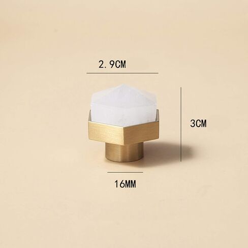 1 Pieces Crystal Door Knob Drawer Knobs Kitchen Cabinet Hardware Handles Cupboard Pull Internal Brass Furniture Handle(B,Hole Distance 96mm) in Saudi Arabia
