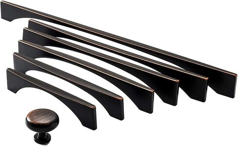 Cabinet Handles Drawer Kitchen Cupboard Pull Bedroom Furniture Handle Door knobs for wardrobes(Black Gold Yellow,Hole Distance 96mm) in Saudi Arabia