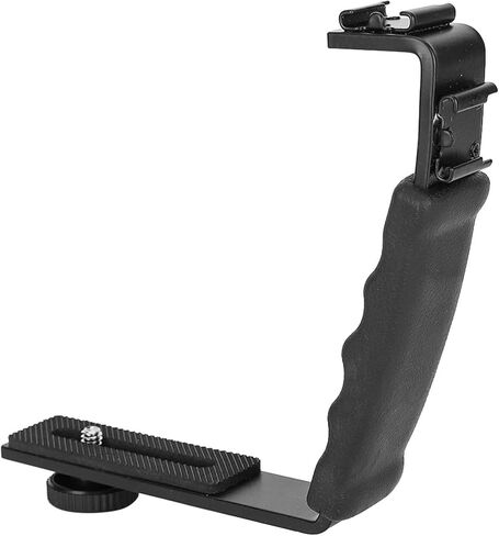 CHICIRIS Camera Flash Bracket Lightweight Dual Hot Shoe Mount Adapter for Flash Microphone LED Light Ideal for Photographers in Saudi Arabia