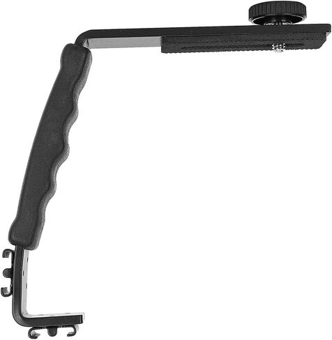 CHICIRIS Camera Flash Bracket Lightweight Dual Hot Shoe Mount Adapter for Flash Microphone LED Light Ideal for Photographers in Saudi Arabia