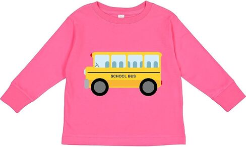 inktastic School Bus Toddler Long Sleeve T-Shirt in Saudi Arabia