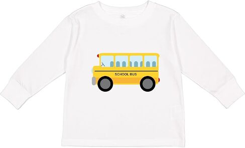 inktastic School Bus Toddler Long Sleeve T-Shirt in Saudi Arabia