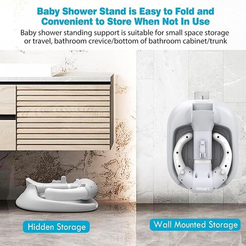 حامل استحمام للأطفال، حامل حمام أطفال قابل للتعديل والطي مع قاعدة مضادة للانزلاق، سيليكون مضاد للقرص، دعامة استحمام للأطفال (6-36 شهرًا)، حامل استحمام محمول للأطفال الصغار| دعم لبانييرا دي بيبي in Kuwait
