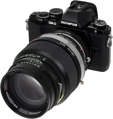 محولات تركيب عدسة Fotodiox Pro، عدسات Bronica ETR (ETRC، ETRS، ETR-C، ETRSi) لتثبيت الكاميرا بدون مرآة MFT (Micro-4/3، M4/3) (مثل OM-D E-M10، Lumix GH4، وBMPCC) in Kuwait