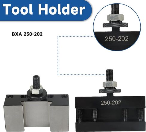 WFLNHB CNC Quick Change Turning BXA #2 Facing and Boring Tool Post Holder 250-202 in Saudi Arabia