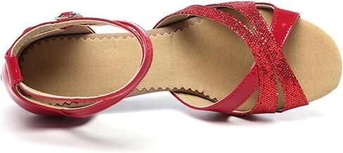 Women's Girls 2.2'' Heel Latin Dance Shoes Ballroom Salsa Tango Practice Performance Dance Shoes in Saudi Arabia