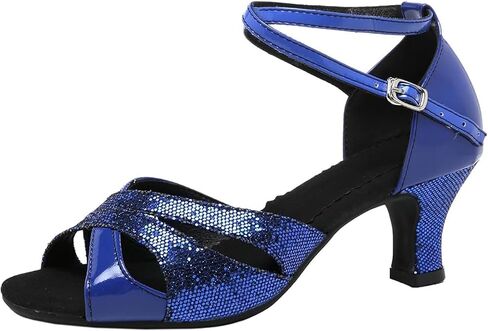 Women's Girls 2.2'' Heel Latin Dance Shoes Ballroom Salsa Tango Practice Performance Dance Shoes in Saudi Arabia