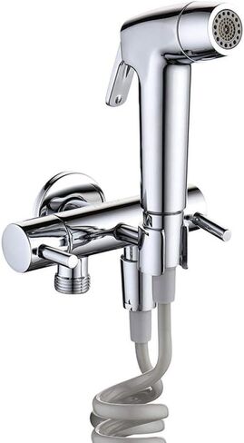 مجموعة أدوات رش يدوية، مجموعة أدوات رش حفاضات قماشية - صمام زاوية نحاسي بالكامل، فوهة معززة، مسدس رش المرحاض، مجموعة رفيق تنظيف المرحاض، مرفق الدش in Kuwait