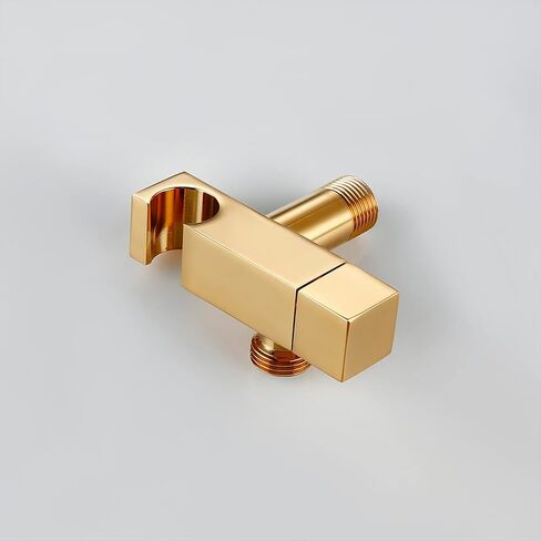 HandheldSprayer Square Wall-Mounted Cloth Diaper Sprayer BrassSprayer for Toilet Titanium Gold HandheldSprayer for Toilet in Saudi Arabia