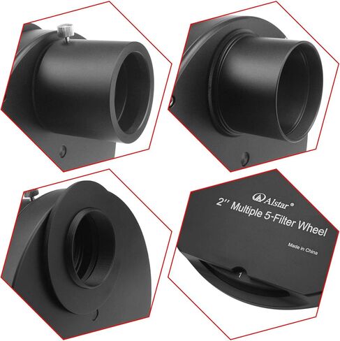Alstar 2 inch ED 2X Barlow Lens - Bundle with - 2" Multiple 5-Position Filter Wheel in Saudi Arabia