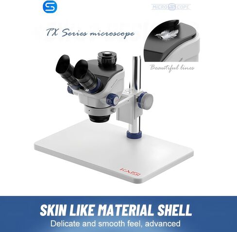 KAISI TX-350e Trinocular Stereo Microscope Set 1080P 4K HDMI Video Camera 3.5X-100X Zoom Simul Focal Trinocular Microscope(Package 2) in Saudi Arabia