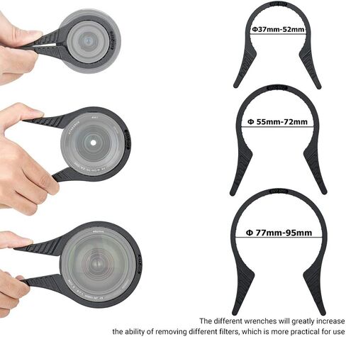 Upgraded + Original Version 3 Packs Camera Lens Filter Wrench Kit in Saudi Arabia