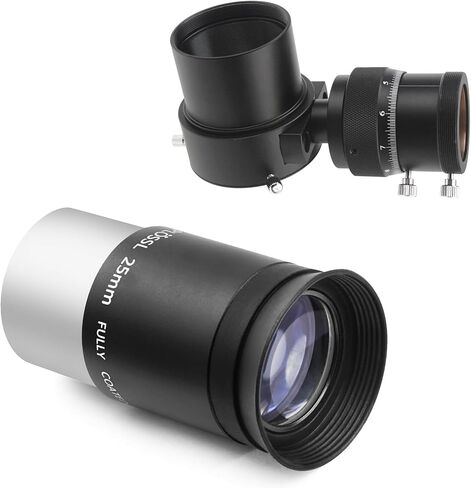 Astromania Off-Axis Guider with Micro-Focusing - for Successful Astronomy Photos Without A Guide Scope - Bundle with - Telescope Eyepiece 25mm Plossl 1.25 Inch in Saudi Arabia