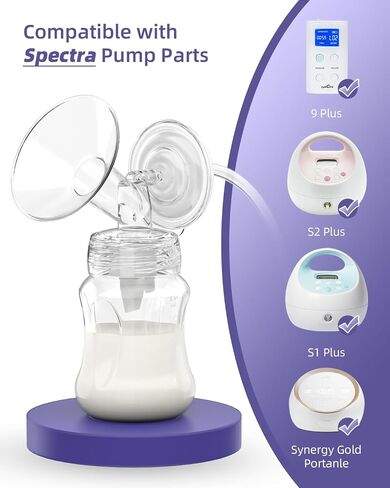 قطع غيار مضخة شفة Spectra مقاس 24 مم متوافقة مع مجموعة استبدال Spectra S2 S1 لأجزاء المضخة صمام منقار البط، وليس ملحقات S2 S1 الأصلية in Kuwait