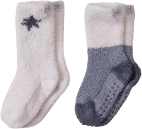 Barefoot Dreams CozyChic Toddler 2 Pack Color Block Sock Set in Saudi Arabia