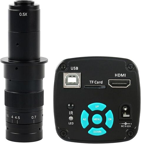 1080P 2K 4K 48MP Industrial Video Microscope Camera(Long focal 130x lens-01) in Saudi Arabia