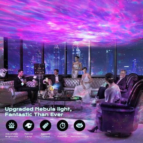 Astronaut Projector, LED Starry Sky Galaxy Projector, Night Light with Remote Control & Timer, Star Light Projector with Nabula Christmas Gift for Kids Adult for Bedroom, Room Decor, Party in Saudi Arabia