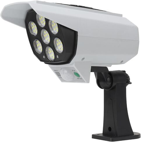 Fake Surveillance Security Solar Light LED High Brightness Simulation Dummy Camera Monitoring Street Lamp IP64 ABS Material Solar Powered Motion Activated for Outdoor Garden Gate in Saudi Arabia