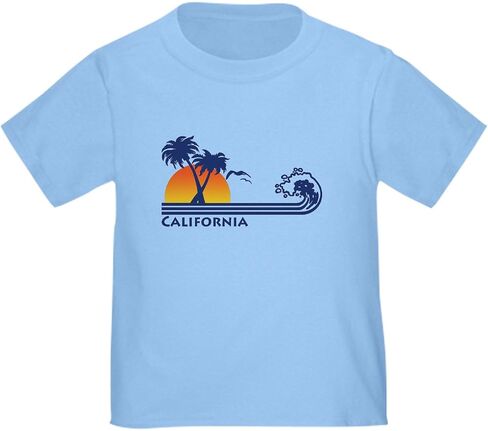CafePress California Toddler T Shirt Cute Toddler Graphic Tee, 100% Cotton in Saudi Arabia