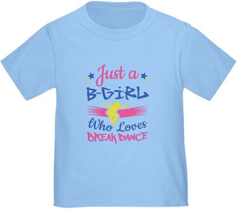 CafePress Breakdancer B Girl Who Loves Break Dance T Shirt Cute Toddler Graphic Tee, 100% Cotton in Saudi Arabia
