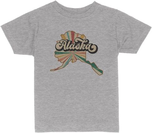 Retro Alaska Toddler Kids T-Shirt in Saudi Arabia