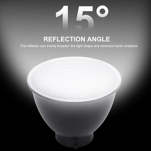 Gugxiom 5.5" 14cm Fish Scale Pattern Standard Reflector Diffuser, with Mini Bowens Mount, for YN150 YN150S YN150 Ultra Li Video Light in Saudi Arabia