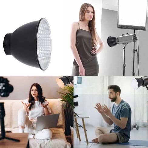 Gugxiom 5.5" 14cm Fish Scale Pattern Standard Reflector Diffuser, with Mini Bowens Mount, for YN150 YN150S YN150 Ultra Li Video Light in Saudi Arabia