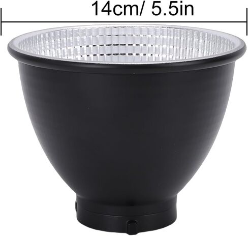 Gugxiom 5.5" 14cm Fish Scale Pattern Standard Reflector Diffuser, with Mini Bowens Mount, for YN150 YN150S YN150 Ultra Li Video Light in Saudi Arabia