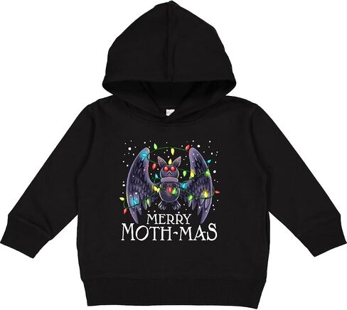 inktastic Merry Moth-mas-Christmas Cryptid Toddler Hoodie in Saudi Arabia