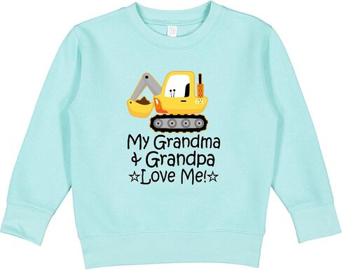 سويت شيرت للأطفال الصغار من Inktastic Grandma and Grandpa Love Me Boys Truck in Kuwait