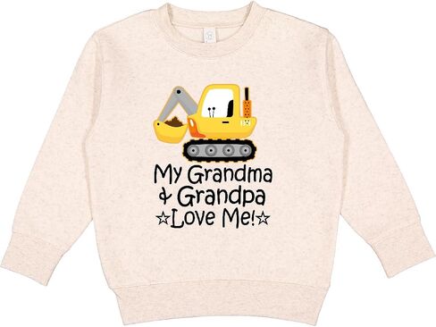 سويت شيرت للأطفال الصغار من Inktastic Grandma and Grandpa Love Me Boys Truck in Kuwait