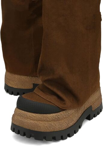Women's Canvas Camouflage Boots Slouchy Foldover Platform Round Toe Western Pull-On Fashion Boots in Saudi Arabia