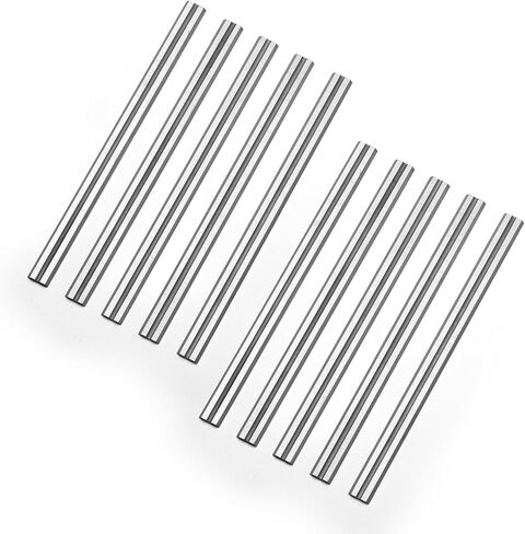 3-1/4 Inch TCT Planer Blades, 82mm Double-Edged Planer Knives Replacement for Bosch, Makita, DEWALT, Ryobi, Craftsman, Black&Decker, and More 3-1/4 Hand Portable Planers (10 Pack) in Saudi Arabia