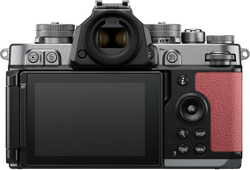Nikon Zf Mirrorless Camera with 24.5MP Full Frame Sensor 4K UHD 30FPS Vari Angle Touchscreen OLED Viewfinder Dual Card Slot (Silver and Mauve Pink) in Saudi Arabia