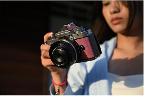 Nikon Zf Mirrorless Camera with 24.5MP Full Frame Sensor 4K UHD 30FPS Vari Angle Touchscreen OLED Viewfinder Dual Card Slot (Silver and Mauve Pink) in Saudi Arabia