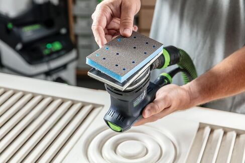 Festool 578801 Granat PRO Fine 80x133 mm Profile Sanding Sheets – 10 Pack | Flexible Foam Abrasive for Contours, Moldings & Curved Surfaces | Hook & Loop, 1/2" Foam Backing in Saudi Arabia