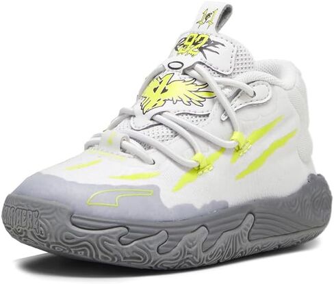 حذاء رياضي PUMA Infant Boys Mb.03 Hills سهل الارتداء كاجوال - رمادي in Kuwait