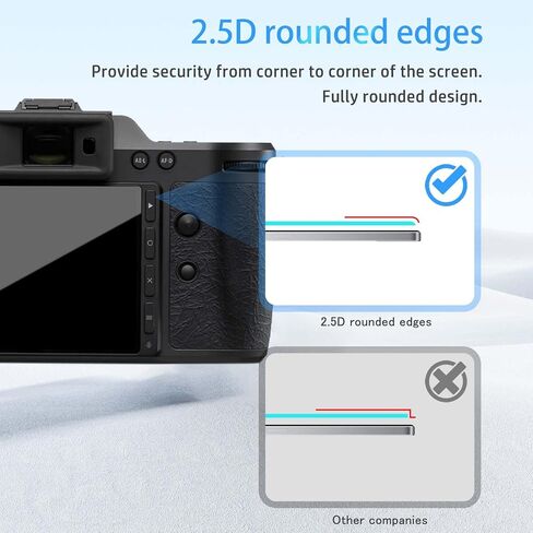 Screen Protector for Hasselblad X2D II 100C, HD Tempered Glass,9h Hardness,Scratch,Anti-Fingerprin,Tempered Glass Film Guard for Hasselblad X2D II 100C Camera[2 Pack] in Saudi Arabia