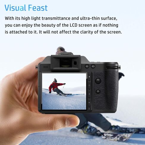 Screen Protector for Hasselblad X2D II 100C, HD Tempered Glass,9h Hardness,Scratch,Anti-Fingerprin,Tempered Glass Film Guard for Hasselblad X2D II 100C Camera[2 Pack] in Saudi Arabia