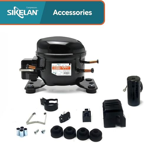 Sikelan Refrigerator Compressor Kit 1/5HP - R600A in Saudi Arabia