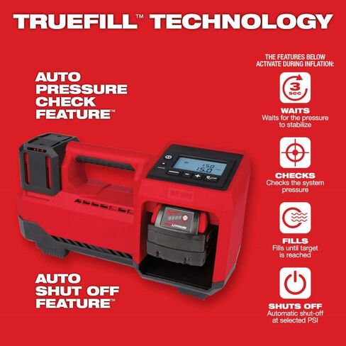 Air Compressors for Milwaukee 2848-20 M18 18V Cordless Li-Ion Inflator - Bare Tool in Saudi Arabia