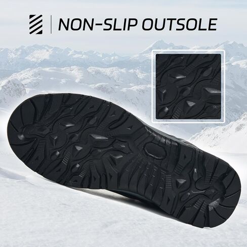 Snow Boots for Women Waterproof Ankle Booties Winter Hiking Boot Durable Warm Fur Lined Boot Non-Slip Warm Climbing Shoes Walking, Cold Weather in Saudi Arabia