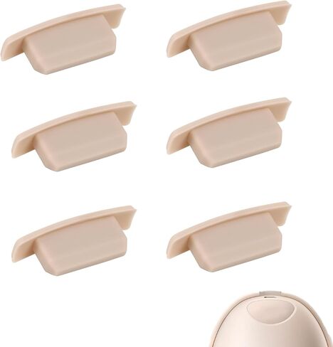6pcs Breast Pump Spout Cap for Eufy, BPA-Free Silicone Breast Pumping Nozzle Cover Wearable Replacement Parts Spout Cap Compatible with Eufy E10/E20/S1/S1 Pro in Saudi Arabia