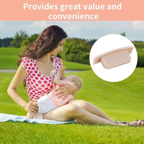 6pcs Breast Pump Spout Cap for Eufy, BPA-Free Silicone Breast Pumping Nozzle Cover Wearable Replacement Parts Spout Cap Compatible with Eufy E10/E20/S1/S1 Pro in Saudi Arabia