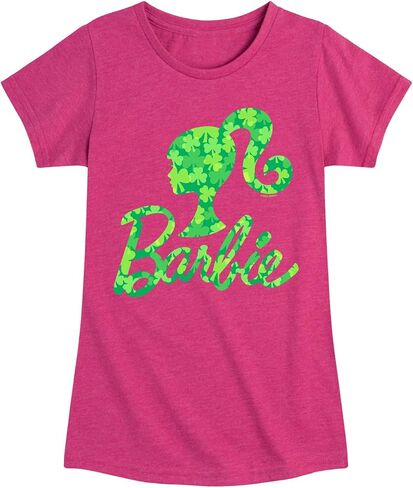 Barbie - Logo Shamrock Pattern - Toddler and Youth Long Sleeve Graphic T-Shirt - Size 5T in Saudi Arabia