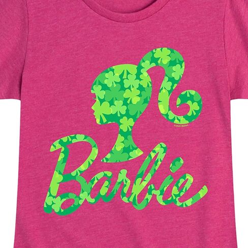 Barbie - Logo Shamrock Pattern - Toddler and Youth Long Sleeve Graphic T-Shirt - Size 5T in Saudi Arabia
