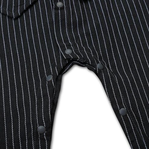 HUAANIUE Baby Boys Tuxedo Romper Clothes One Piece Suit Outfit 0-24Months | Soft breathable fabric, tuxedo style with bow tie, snap closure for easy diaper changes, multi-scene use, all-season wear in Saudi Arabia