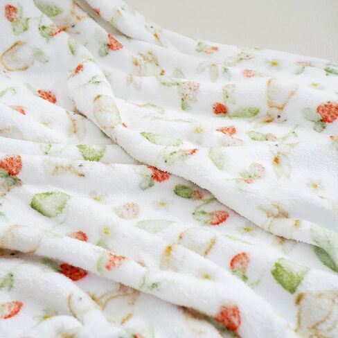 Happy Flute Cute Baby Bed Blankets,Ultra Soft Baby Blanket for Boys,Girls&Toddlers–Cozy Plush Fleece Blanket for Newborns&Kids 30''X40'' (Rabbit) in Saudi Arabia