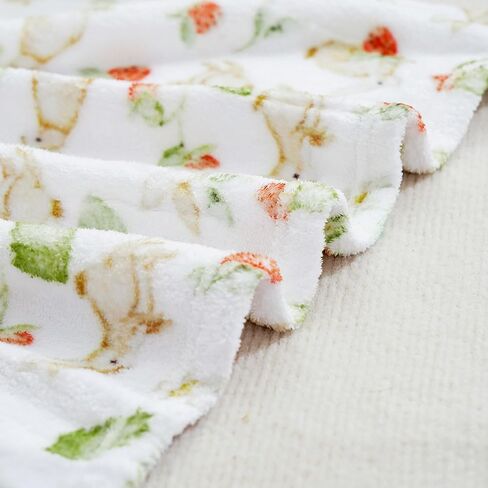 Happy Flute Cute Baby Bed Blankets,Ultra Soft Baby Blanket for Boys,Girls&Toddlers–Cozy Plush Fleece Blanket for Newborns&Kids 30''X40'' (Rabbit) in Saudi Arabia